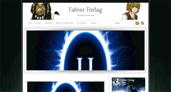 Desktop Screenshot of fafnerforlag.se